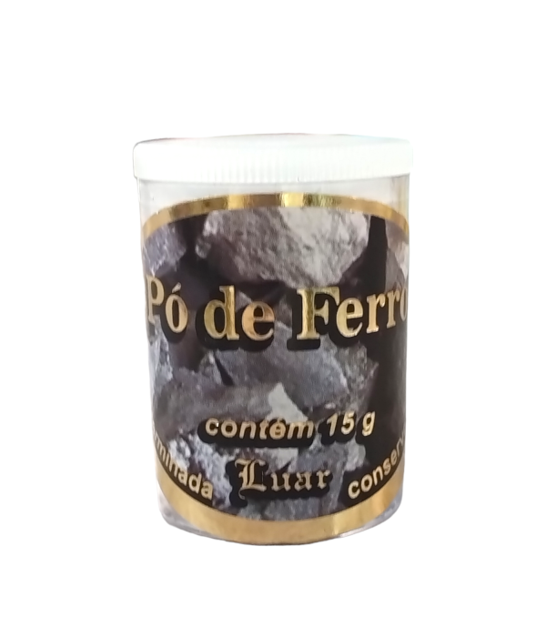 Pó de ferro no vidro 15gr