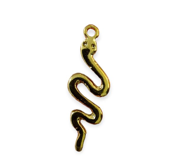 Pingente cobra P Dourado