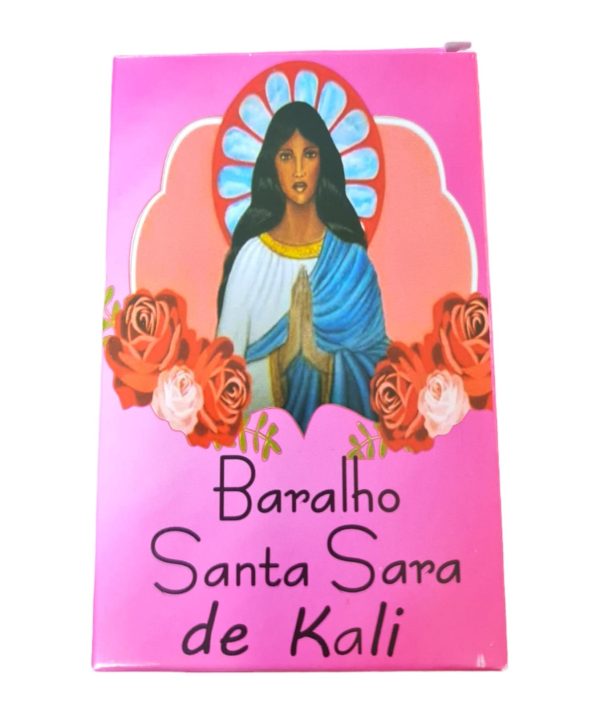 Baralho Santa Sara Kali cor de rosa