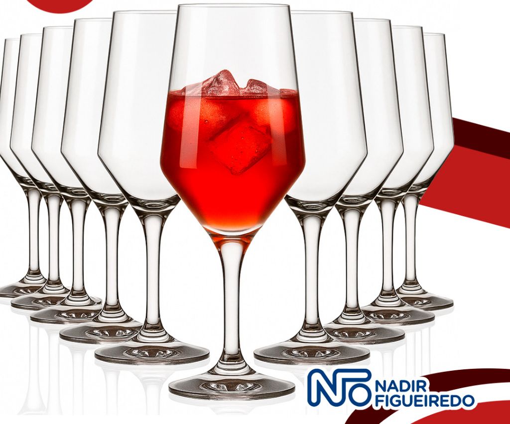 TAÇA DE VIDRO LISA TRANSPARENTE 186ML - Imagem 2