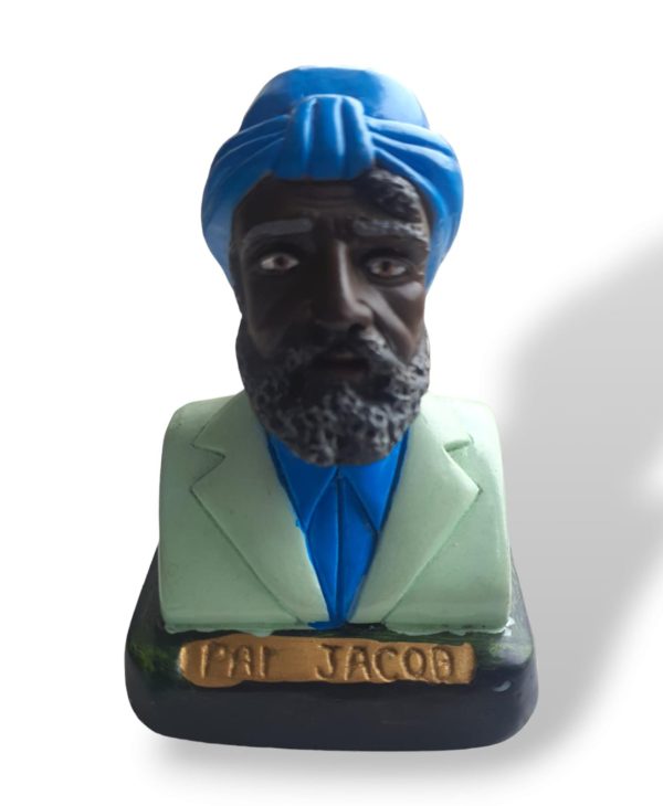 IMAGEM BUSTO PAI JACOB - GESSO - 12CM