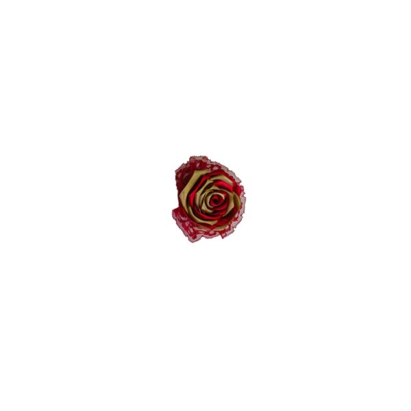 Rosa Cetim para chapéu - Image 7
