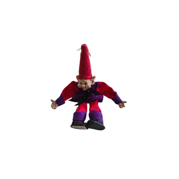 DECORAÇÃO DUENDE TRAVESSO 20CM - PERNINHA DE TECIDO - Imagem 2