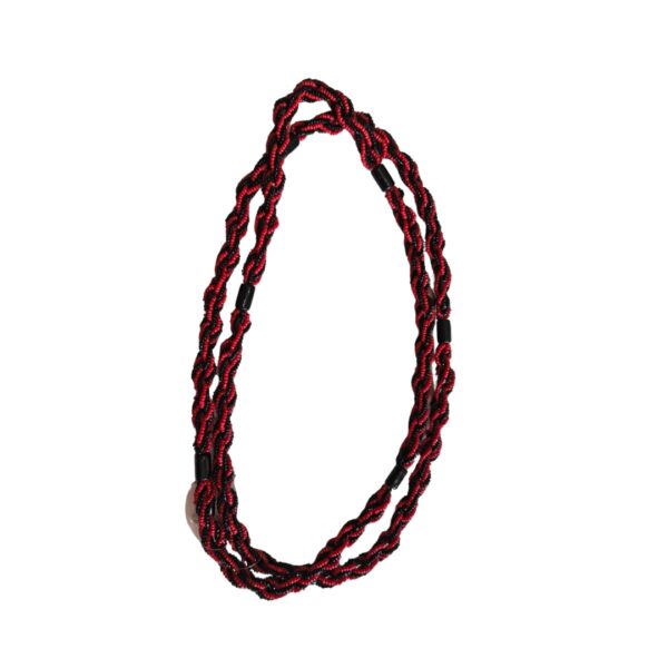 BRAJA MISSANGUINHA - PRETO E VERMELHO - 60cm - Image 2