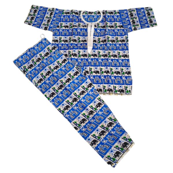 CONJUNTO ANKARA SIMPLES - AZUL - TAMANHO G