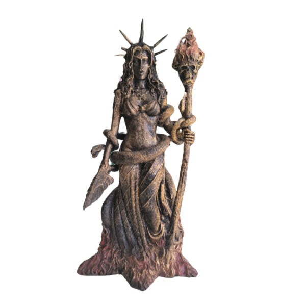 IMAGEM HECATE C/ COBRA - RESINA