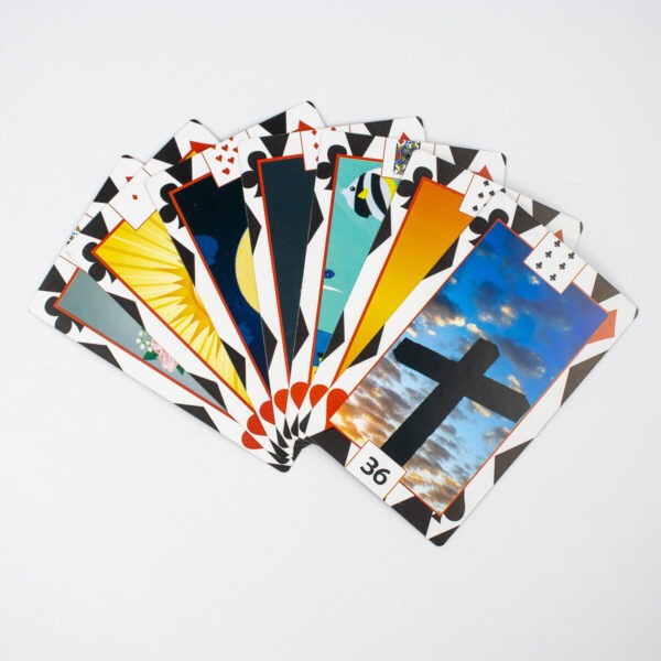 Baralho Tarot Magia Cigana Vermelho 36 Cartas com Manual - Imagem 5