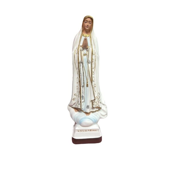 IMAGEM NOSSA SENHORA DE FATIMA 25CM - GESSO