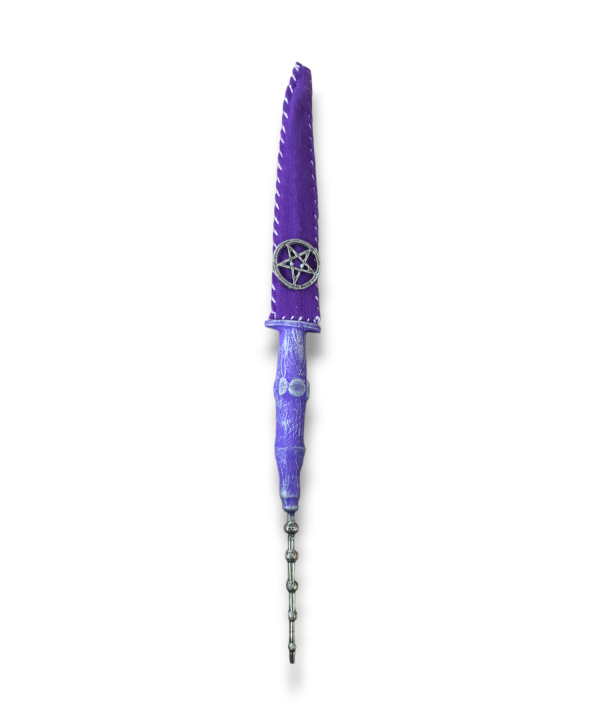 punhal wicca 26cm roxo