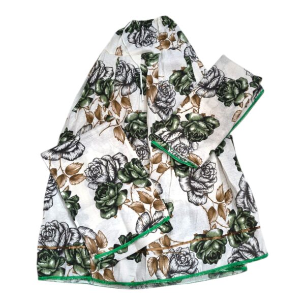 CONJUNTO 3 PEÇAS - GORGURÃO ESTAMPADO - SAIA, PANO DA COSTA E PANO DE CABEÇA - Image 2