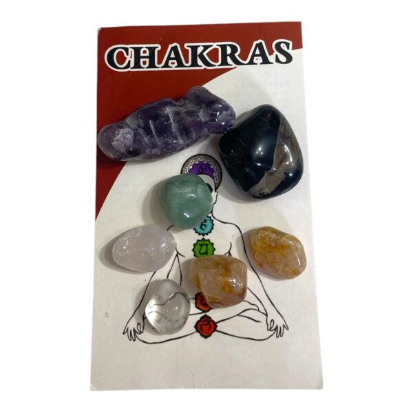 KIT DE PEDRAS 7 CHAKRAS