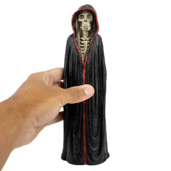 Imagem Resina de Exu Caveira Manto - 22cm - Image 11