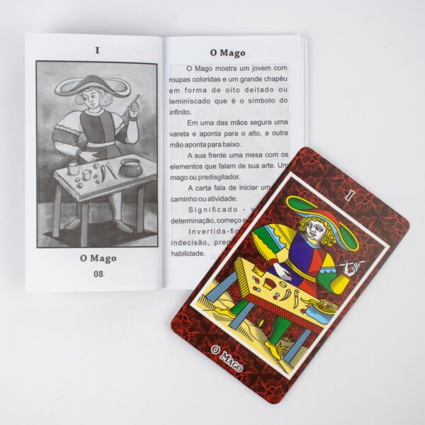 Baralho Enciclopedia do Tarot 24 Cartas com Manual - Imagem 2