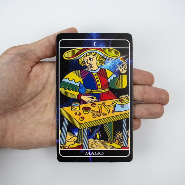 Baralho Tarot Universal Azul 24 Cartas com Manual - Imagem 3