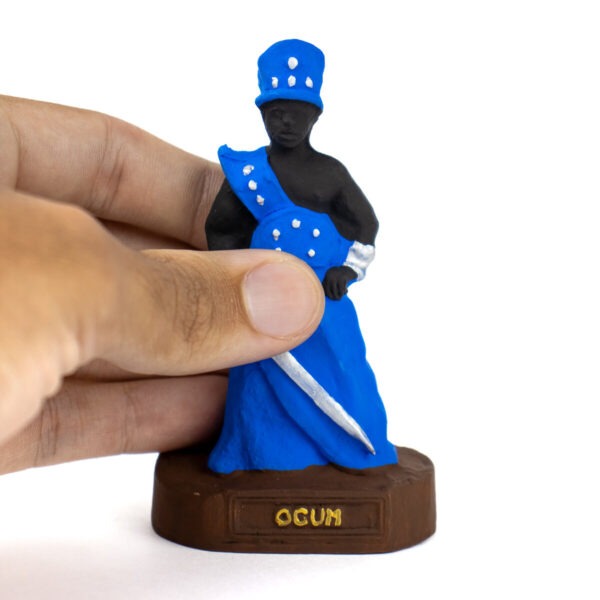 Imagem Orixa Ogum 10cm Resina - Imagem 2