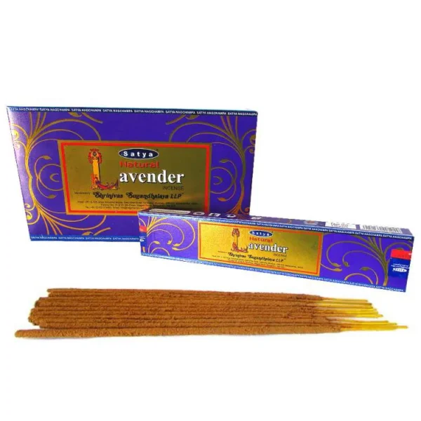 INCENSO DE MASSALA SATYA – LAVANDA - PREMIUM