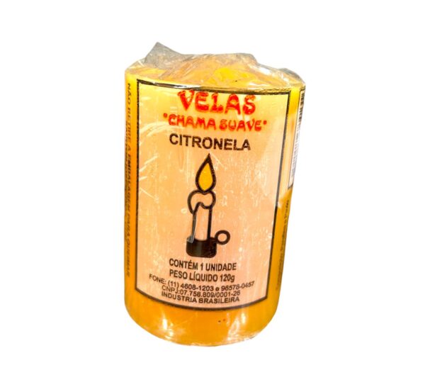 VELA CITRONELA 120G - UNIDADE