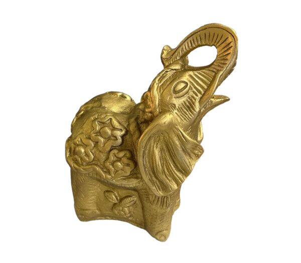 IMAGEM ELEFANTE DOURADO - GESSO