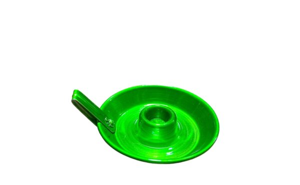 CASTIÇAL ALUMINIO 1 VELA COLORIDO – VERDE