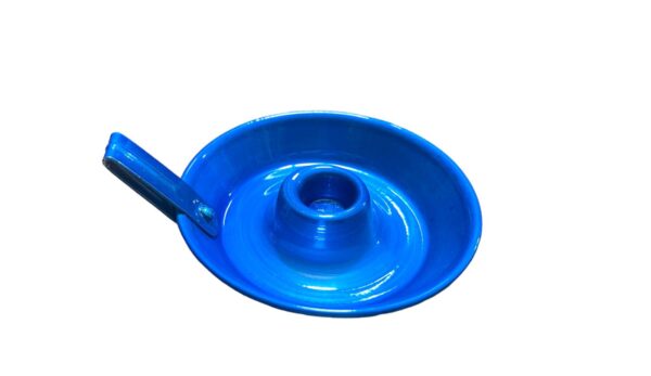 CASTIÇAL ALUMINIO 1 VELA COLORIDO – AZUL