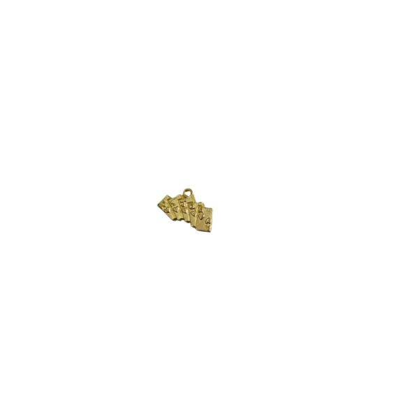 PINGENTE CARTAS DE BARALHO - PRATA OU DOURADO