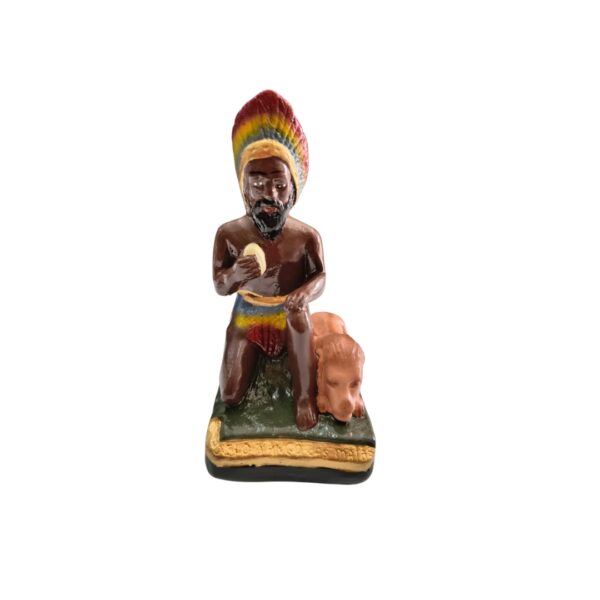 IMAGEM CABOCLO XANGO DAS MATAS 20CM - GESSO