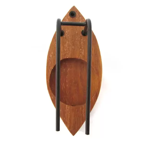 INCENSÁRIO QUEIMADOR DE PALO SANTO 10CM - CANOA - BRINDE 1 VELA RECHAUD - Image 4