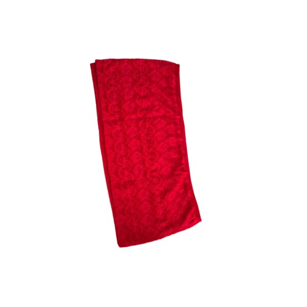PANO DE CABEÇA DE RENDA VERMELHO 2 metros