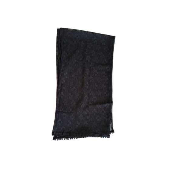 PANO DE CABEÇA DE RENDA PRETO