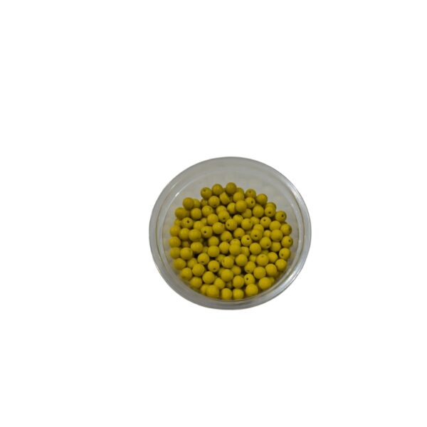 BOLINHA DE PORCELANA – AMARELA – 8MM