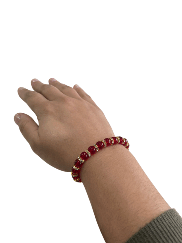 PULSEIRA DE PEDRA VERMELHA