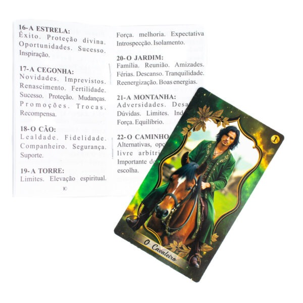 O Legitimo Baralho da Cigana Esmeralda 36 Cartas Manual - Imagem 5