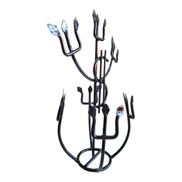 FERRAMENTA EXU LUXO PRETA 40CM - Imagem 4