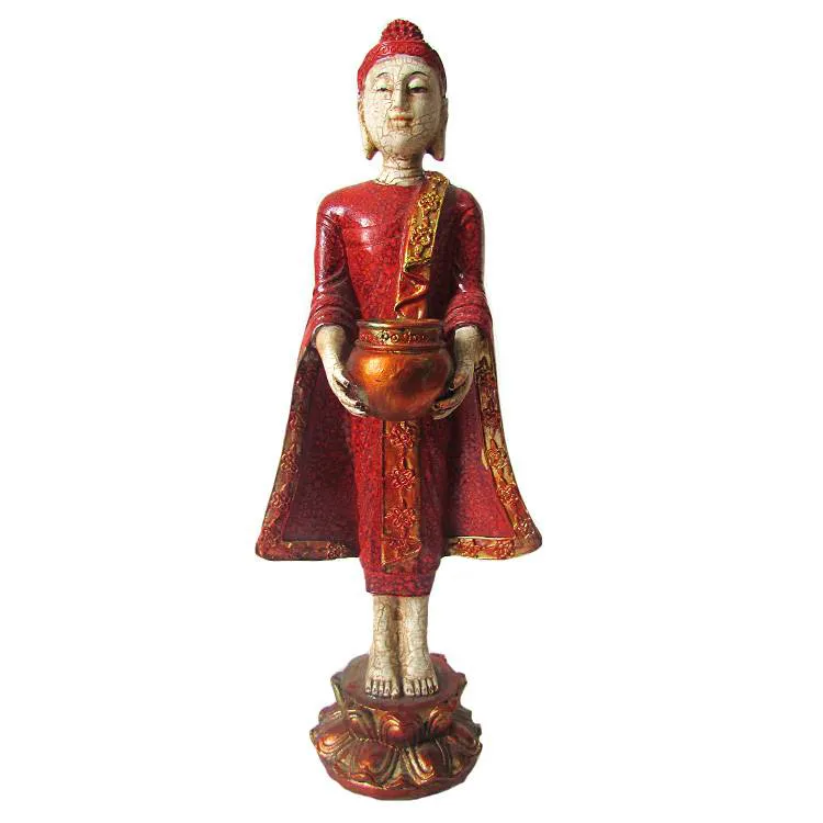 Estátua Buda Hindu Tailandês em Pé 20cm