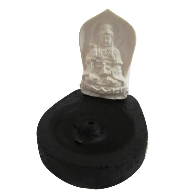Mini Incensários Kuan Yin 6cm UNIDADE - Imagem 2
