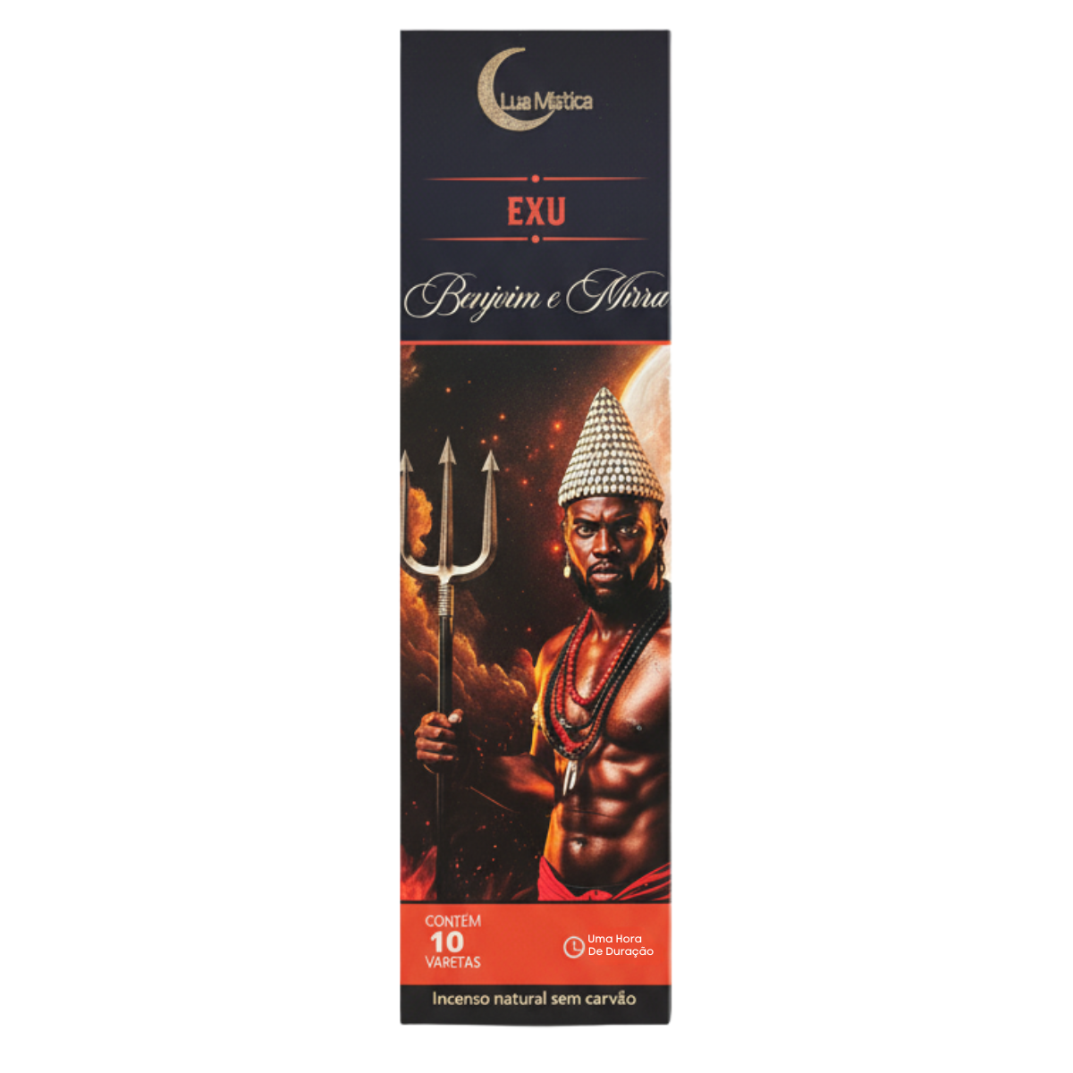 Incenso Natural Exu 0% Carvão Cxs C 10 Varetas - Imagem 2