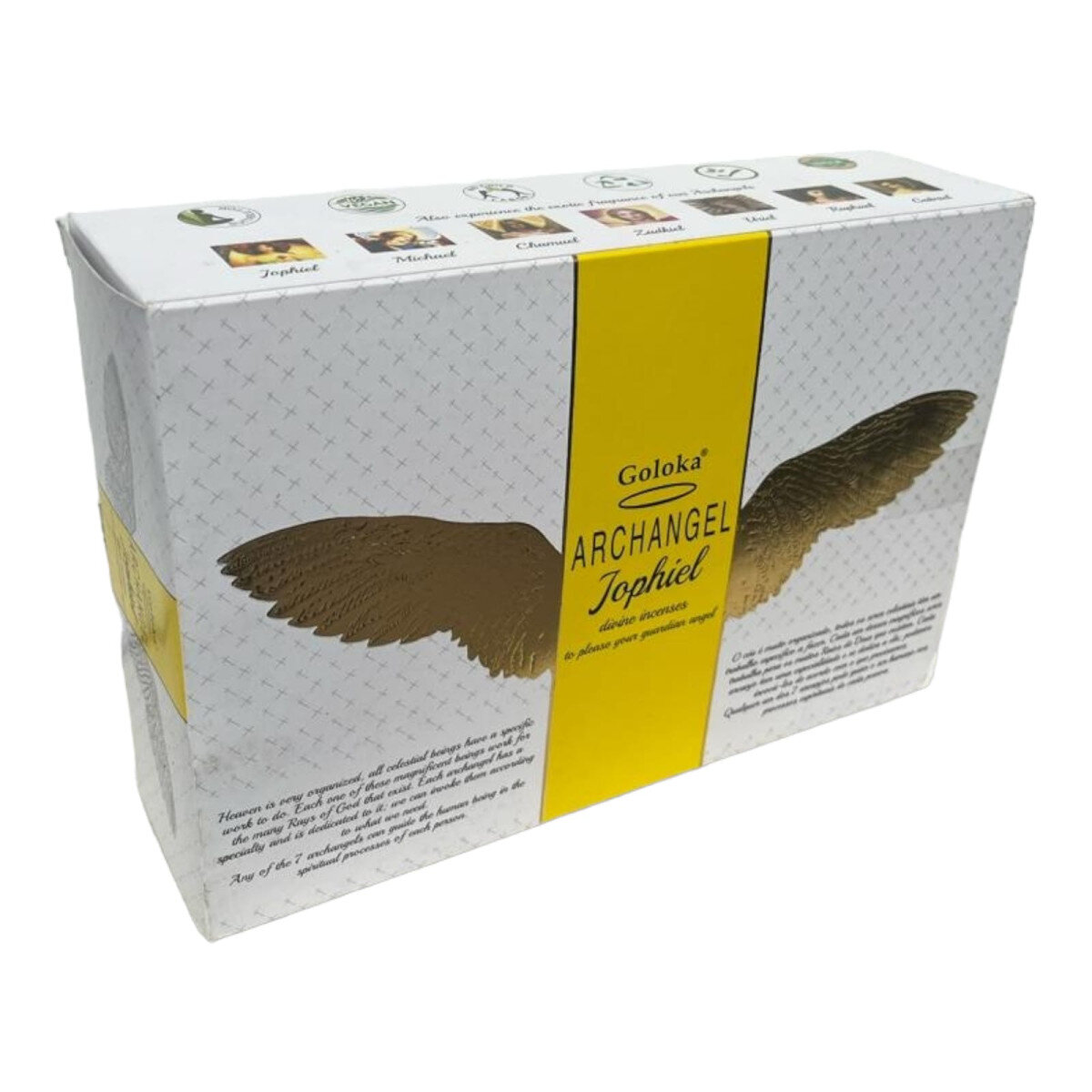 Incenso Massala Arcanjo Jofiel Goloka Varetas Caixa 15g - Imagem 2